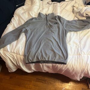 The North Face Men's Zip-Up Gray Sweater